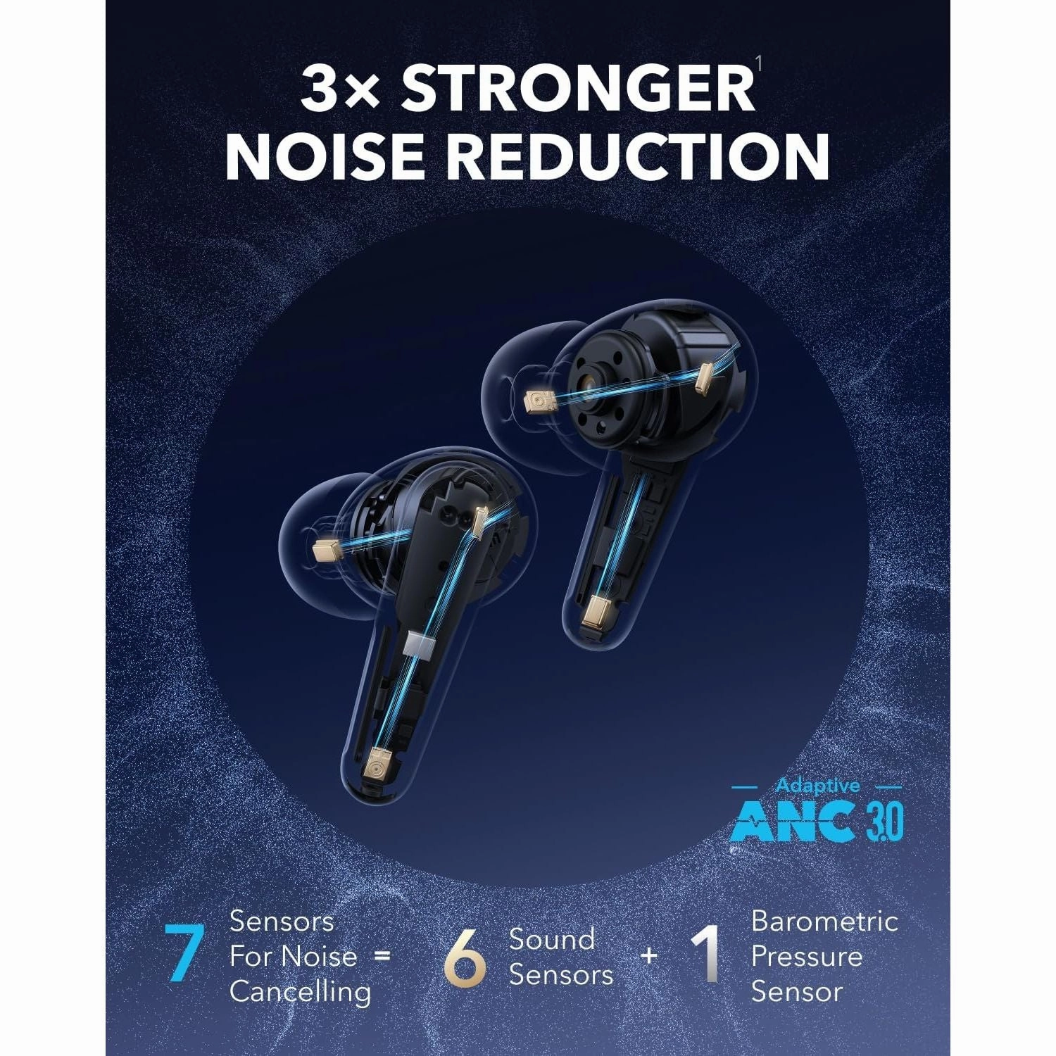Anker Soundcore Liberty 4 Pro, Noise Cancelling Wireless Earbuds, Hi-Fi Sound, AI-Powered Calls, Fast Charging