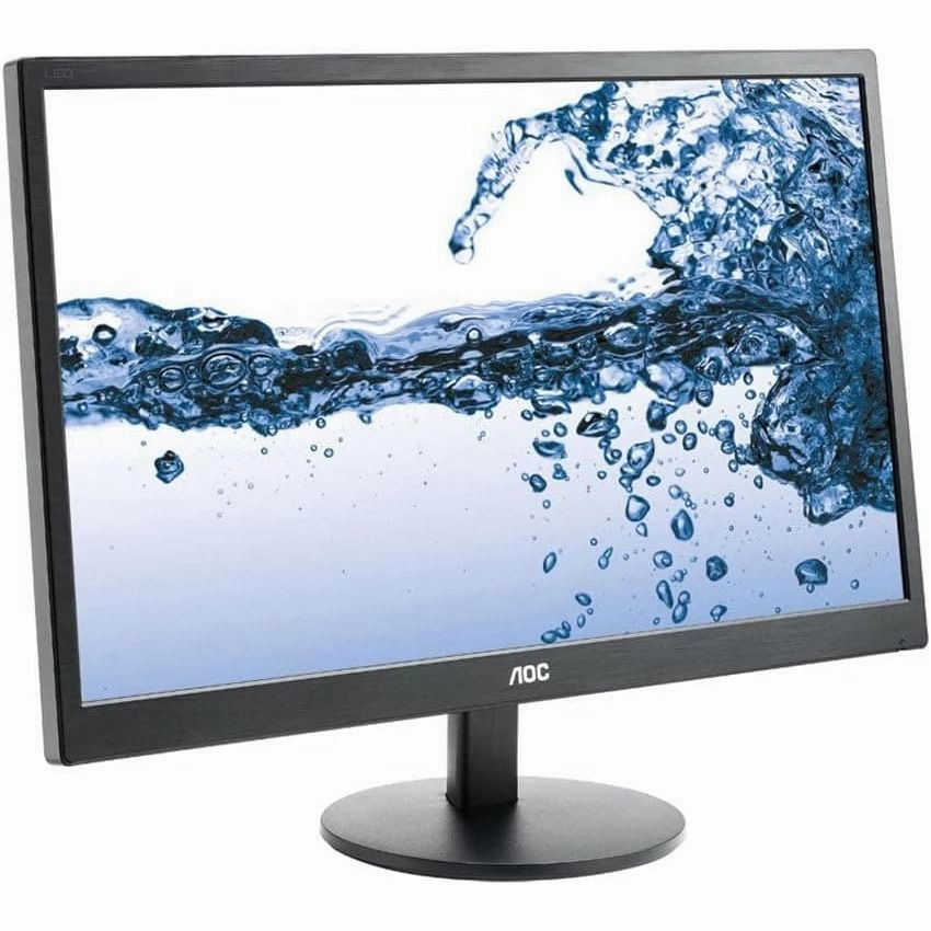 AOC 21.5" Widescreen TN LED Monitor - Full HD, 5ms, VGA, Black