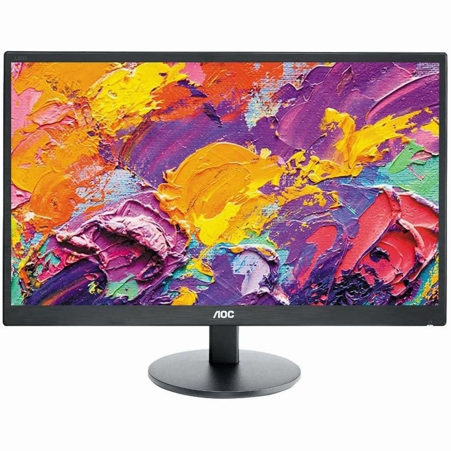 AOC 21.5" Widescreen TN LED Monitor - Full HD, 5ms, VGA, Black
