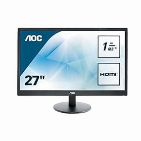 AOC 21.5" Widescreen TN LED Monitor - Full HD, 5ms, VGA, Black