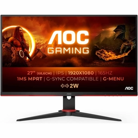 AOC 27G2SPAE 27" FHD Gaming Monitor - 165Hz, IPS, 1ms, FreeSync Premium, Shadow Control, Speakers, HDMI/DP, Black computing devices, pc accessories, cheap computer online