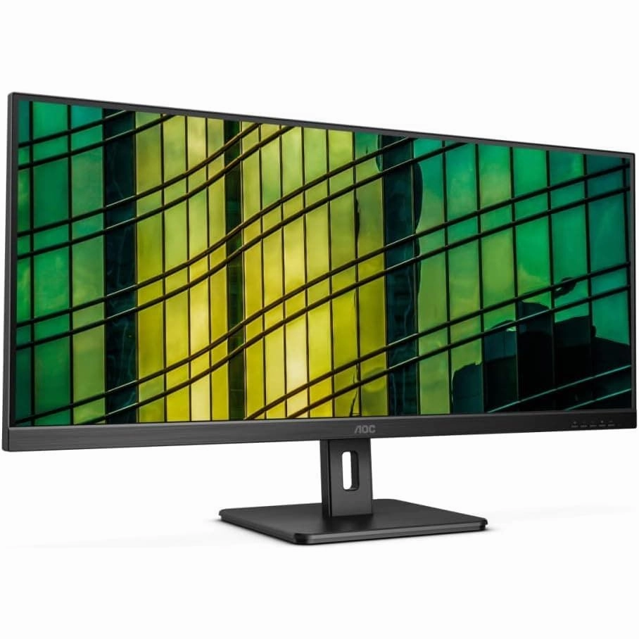 AOC U34E2M 34" Wide Quad HD VA LCD Monitor - Black