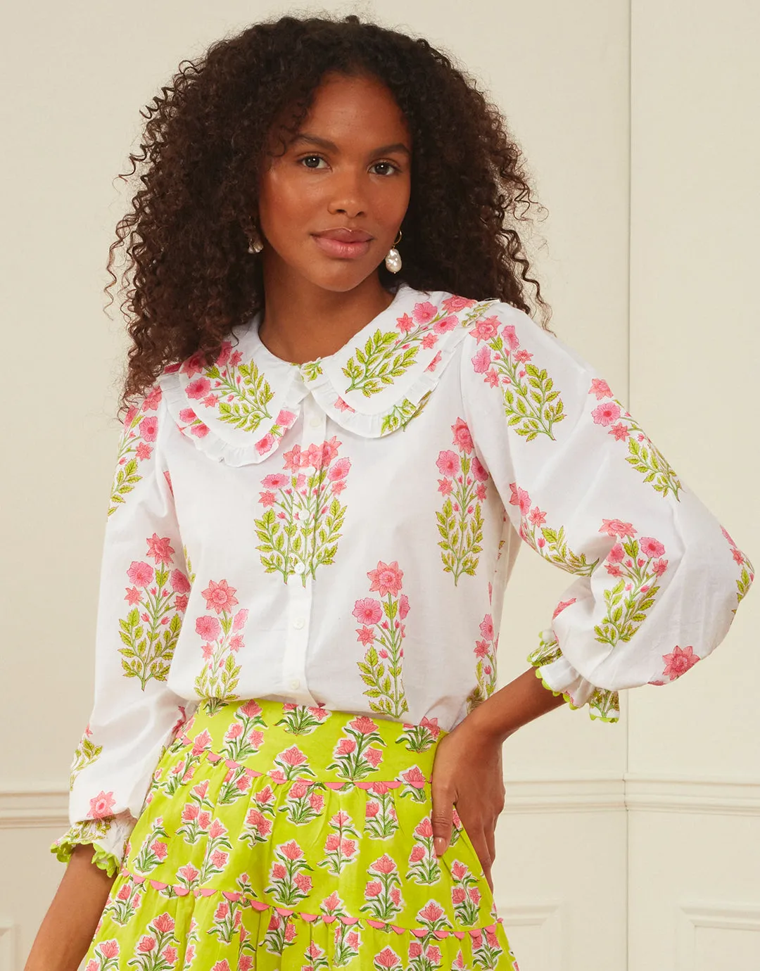 Apple Blouse - Zest Botanical