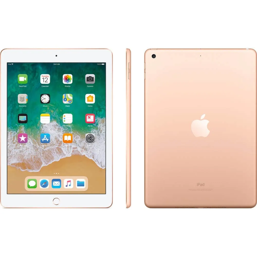 Apple iPad 6th Gen 9.7 inch 32GB Wi-Fi Tablet - Gold
