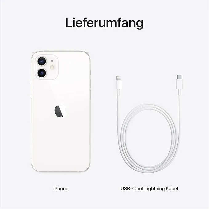 Apple iPhone 12 5G - 64GB - White- Unlocked Smartphone