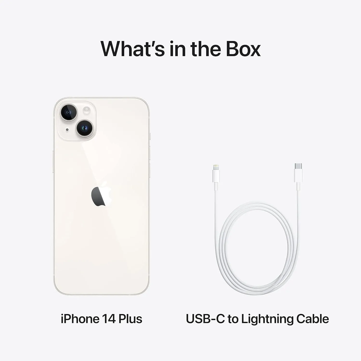 Apple iPhone 14 Plus 5G 128GB - Starlight - Unlocked