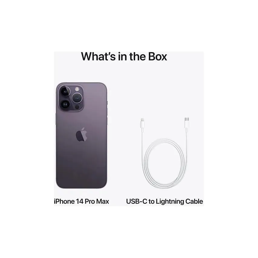 Apple iPhone 14 Pro Max 5G 512GB, Deep Purple, Unlocked