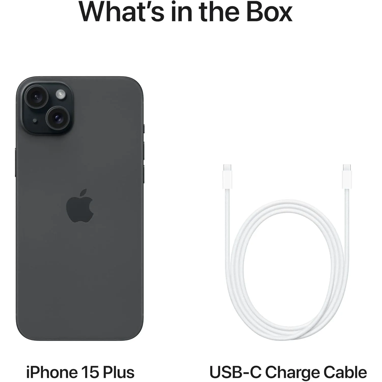 Apple iPhone 15 Plus 128GB Black SIM-Free Unlocked Mobile Phone