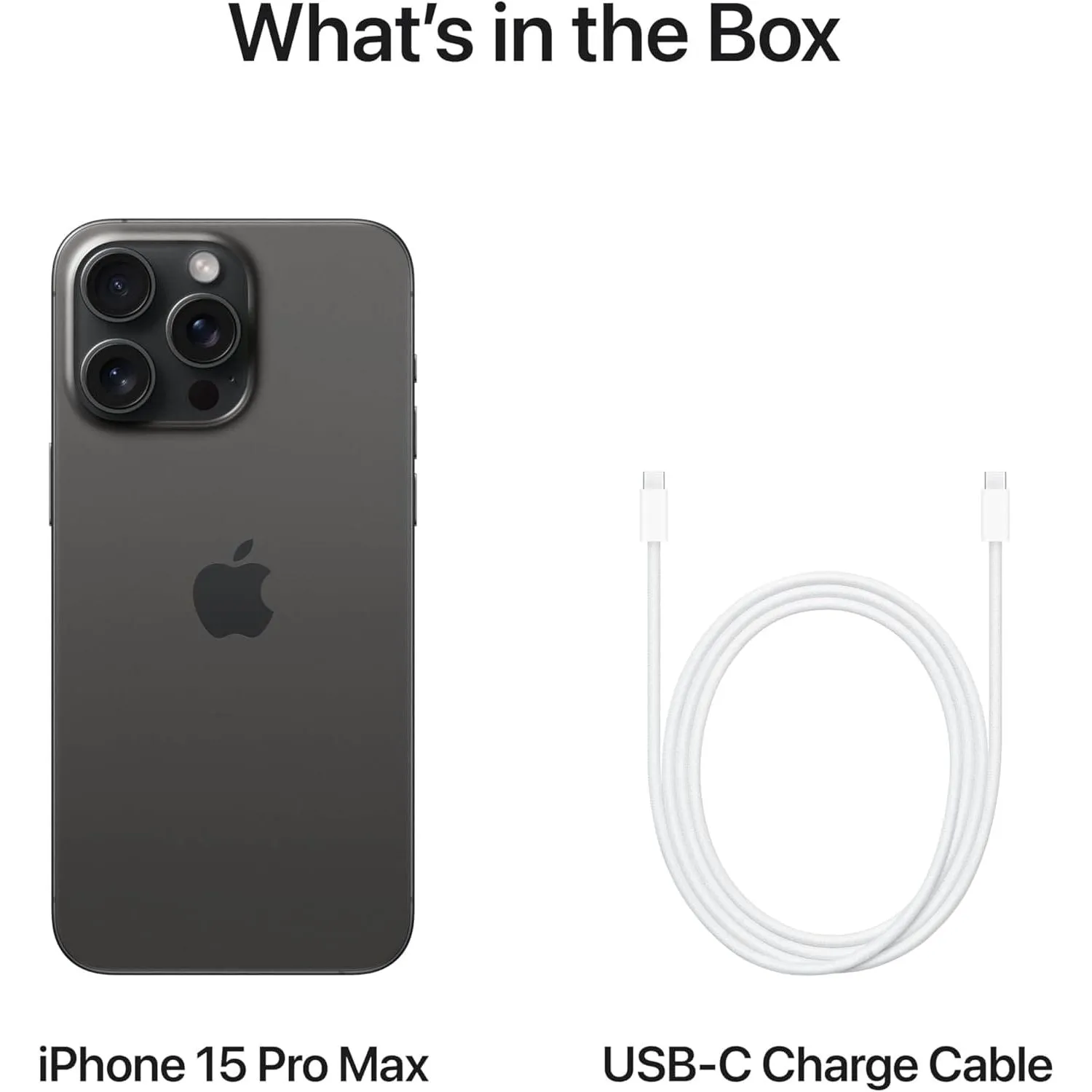 Apple iPhone 15 Pro Max 256GB Black Titanium with eSIM Support - USA Version