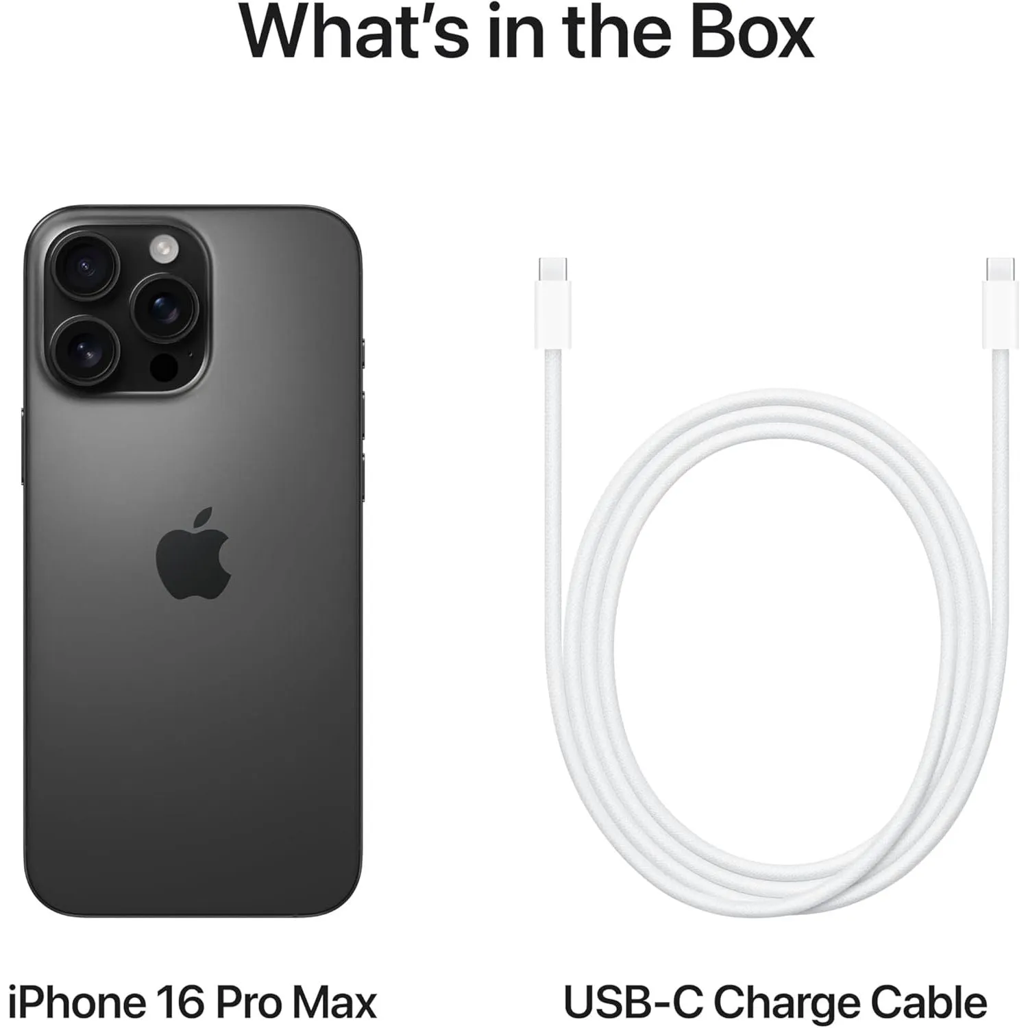 Apple iPhone 16 Pro Max 5G - 1TB, Black Titanium, Unlocked