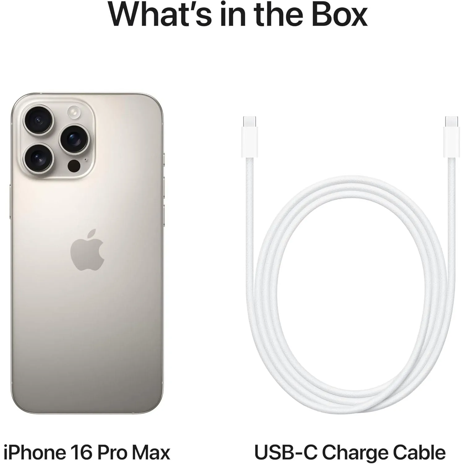 Apple iPhone 16 Pro Max 5G - 256GB, Natural Titanium, Unlocked