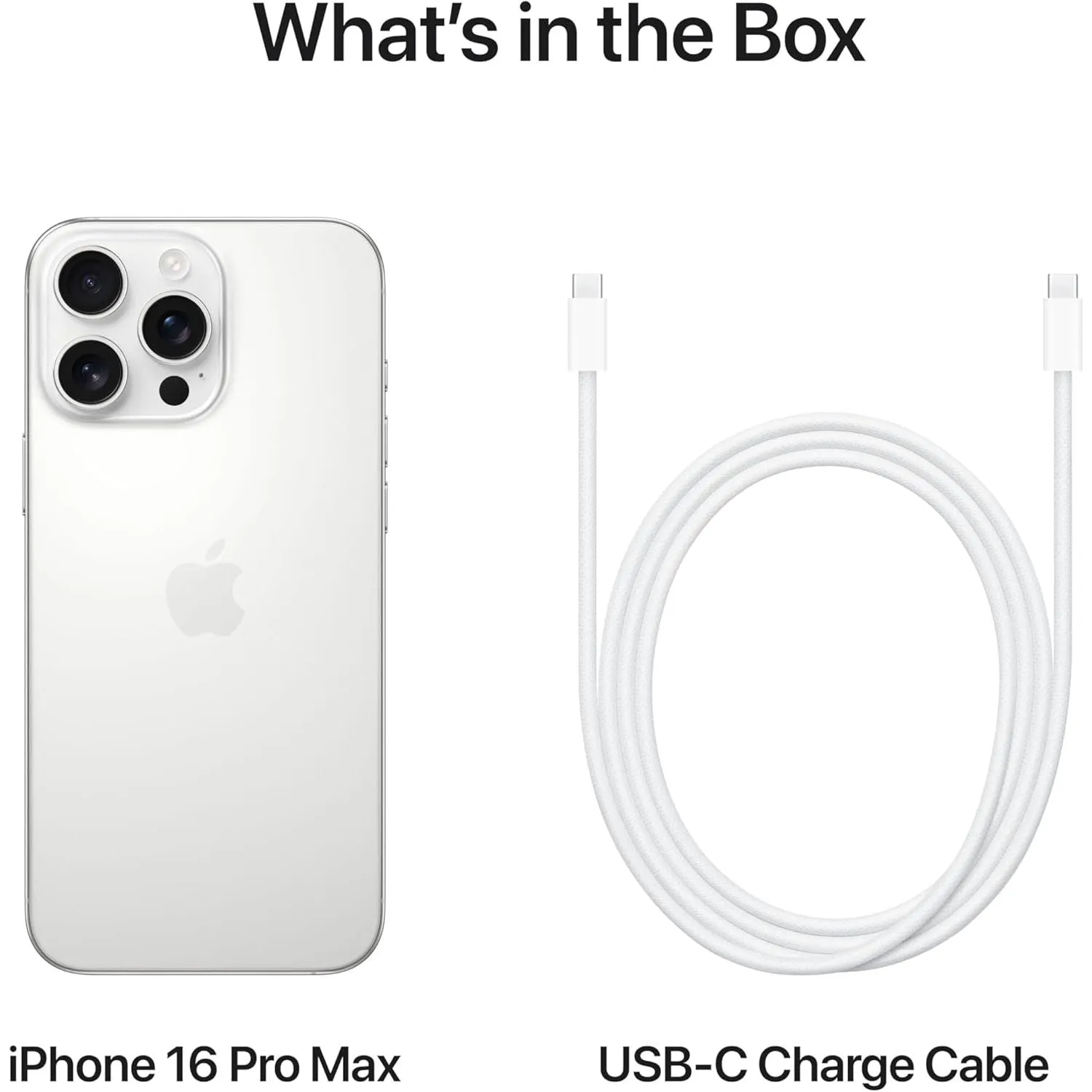 Apple iPhone 16 Pro Max 5G 512GB - White Titanium (Unlocked)