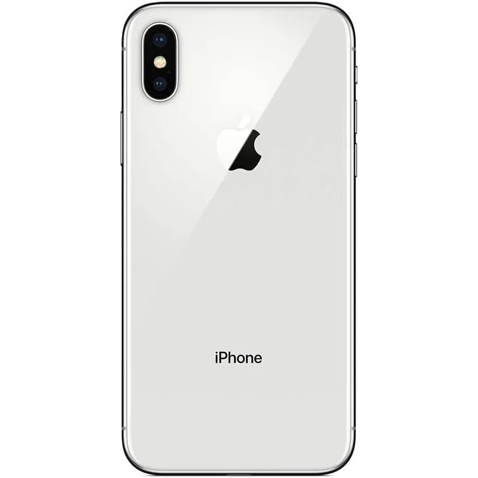 Apple iPhone X, 256GB, Silver, Unlocked