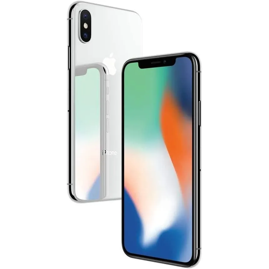 Apple iPhone X, 256GB, Silver, Unlocked