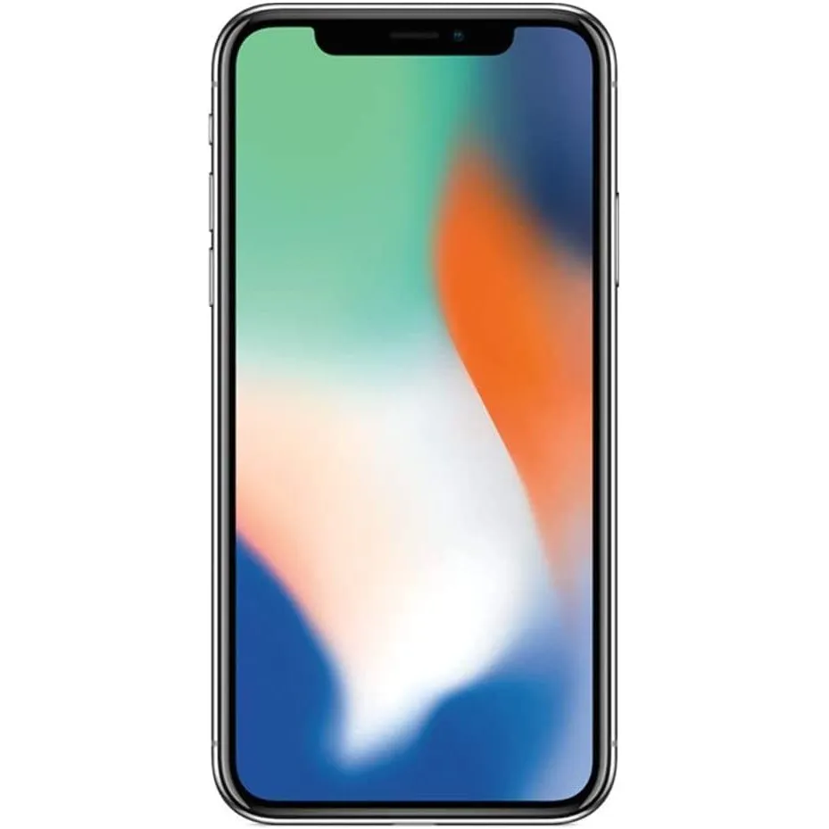 Apple iPhone X, 256GB, Silver, Unlocked