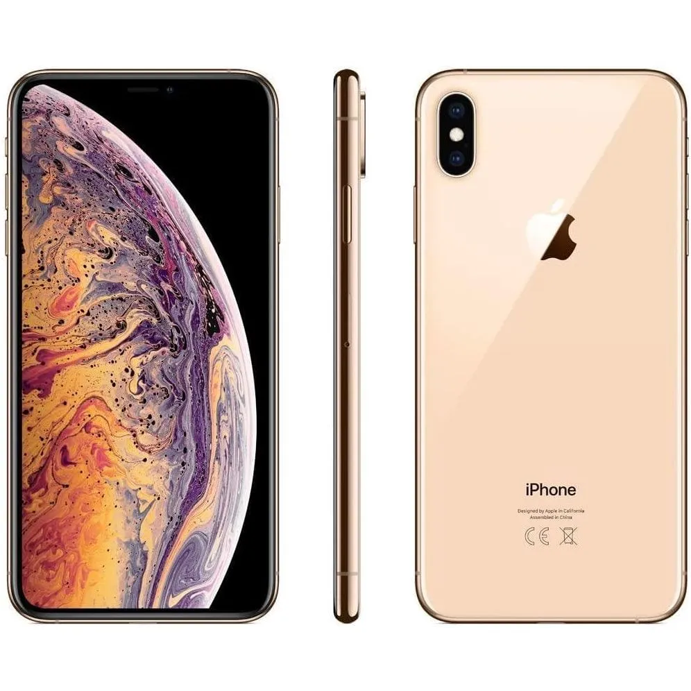 Apple iPhone XS Max 256GB Gold Sim-Free Unlocked Mobile Phone