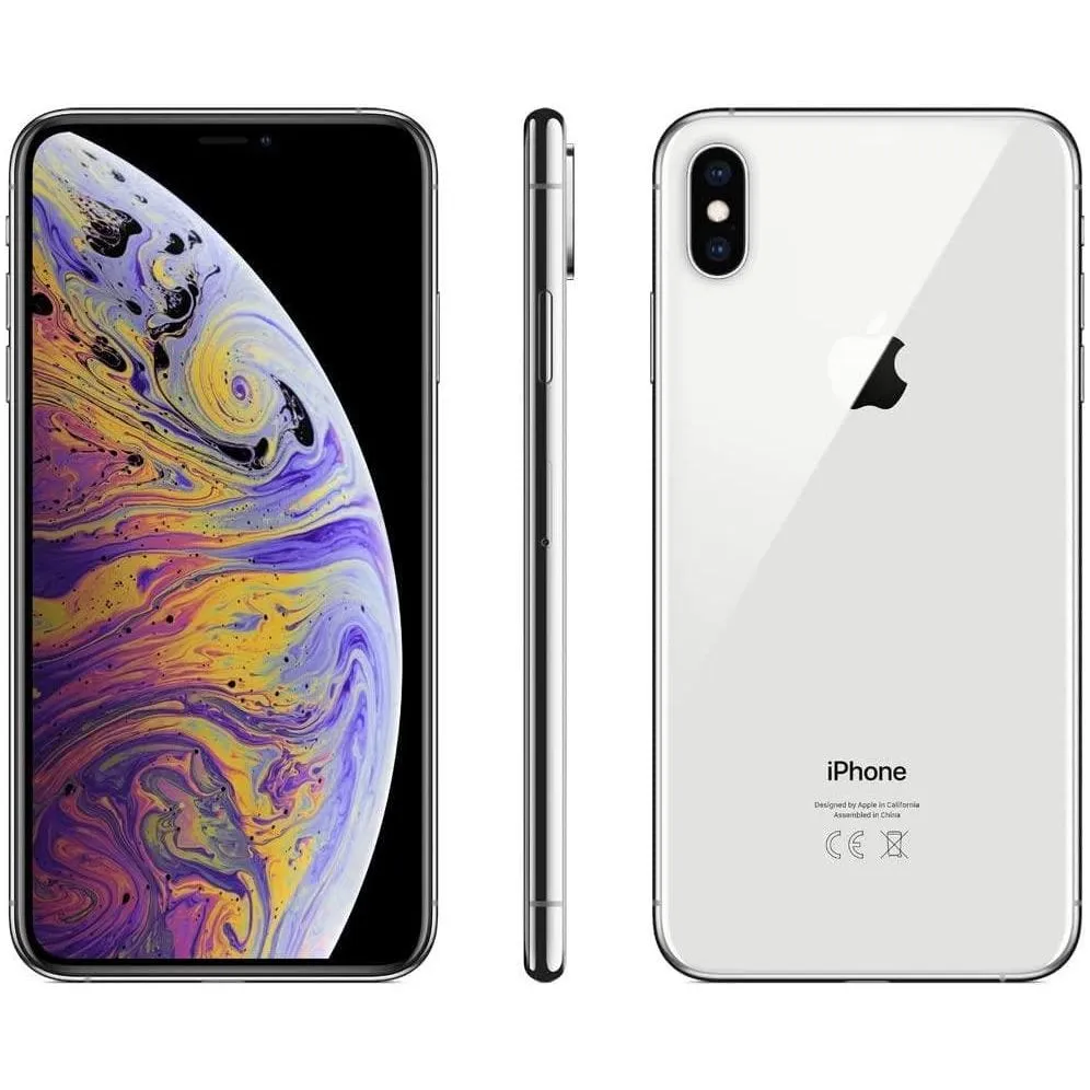Apple iPhone XS Max, 64GB, Silver, Unlocked