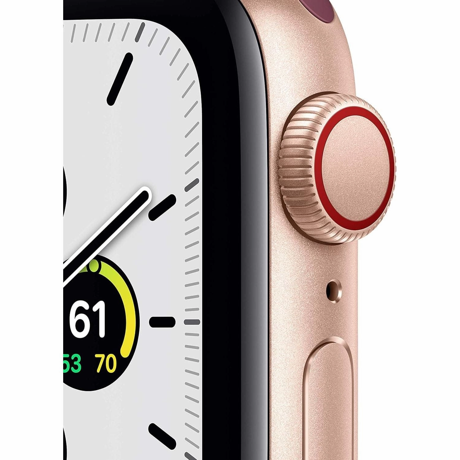 Apple 2020 Watch SE (GPS   Cellular, 40mm) - Gold Aluminium Case with Plum Sport Loop