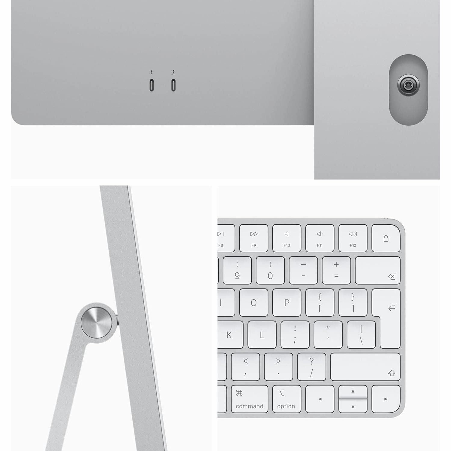 Apple 2023 iMac All-in-One Desktop with M3 Chip - 24" 4.5K Retina Display, 8GB RAM, 256GB SSD, Blue, iPhone/iPad Compatible