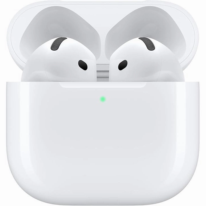 Apple AirPods 4 Wireless Earbuds with USB-C & Wireless Charging, Adaptive Audio, Transparency Mode, H2 Chip, Personalized Spatial Audio  No Active Noise Cancellation