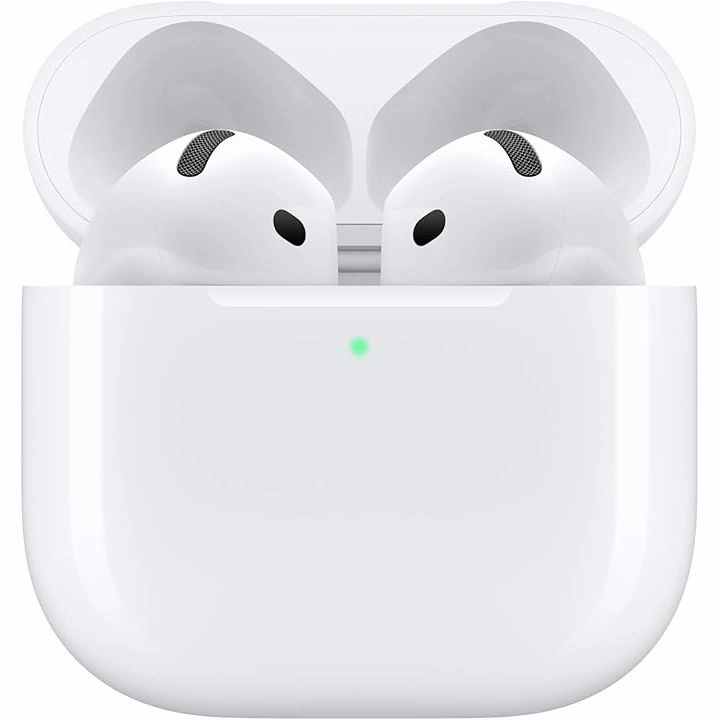 Apple AirPods 4 Wireless Earbuds with USB-C & Wireless Charging, Adaptive Audio, Transparency Mode, H2 Chip, Personalized Spatial Audio  No Active Noise Cancellation