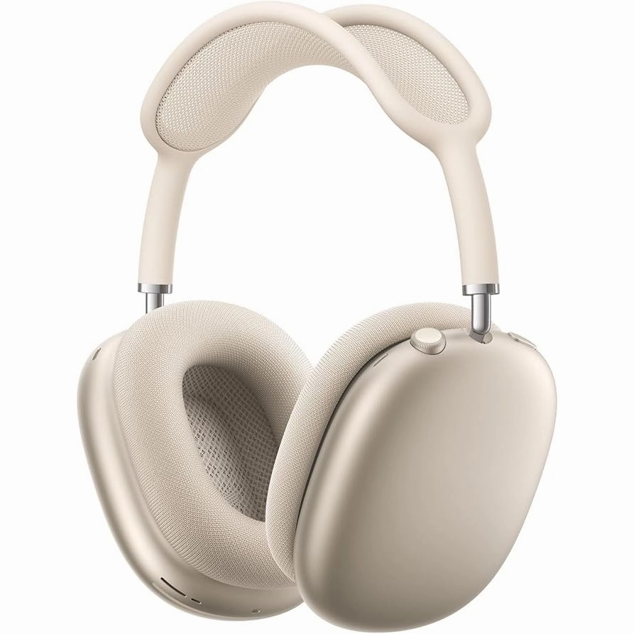Apple AirPods Max Wireless Over-Ear Headphones with Noise Cancellation & USB-C - Starlight