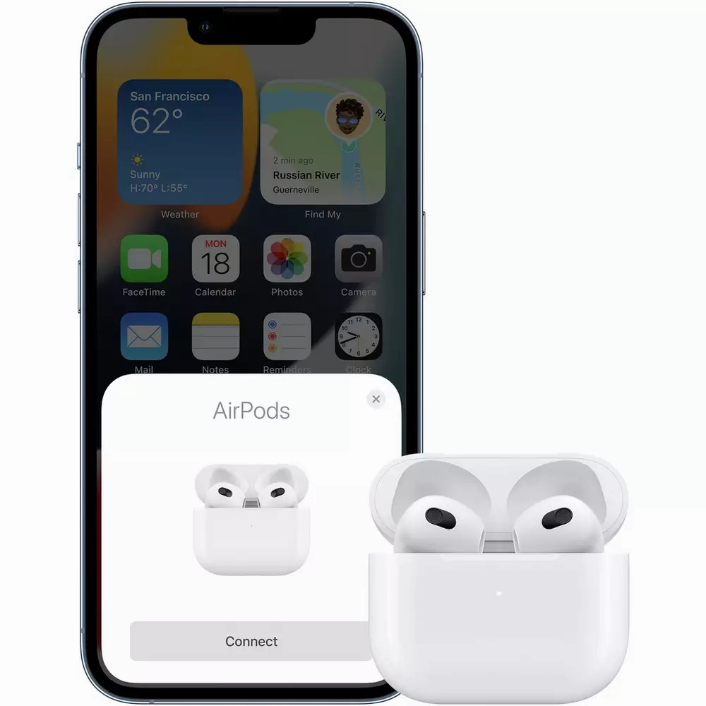 Apple AirPods with Lightning Charging Case (3rd generation) - White