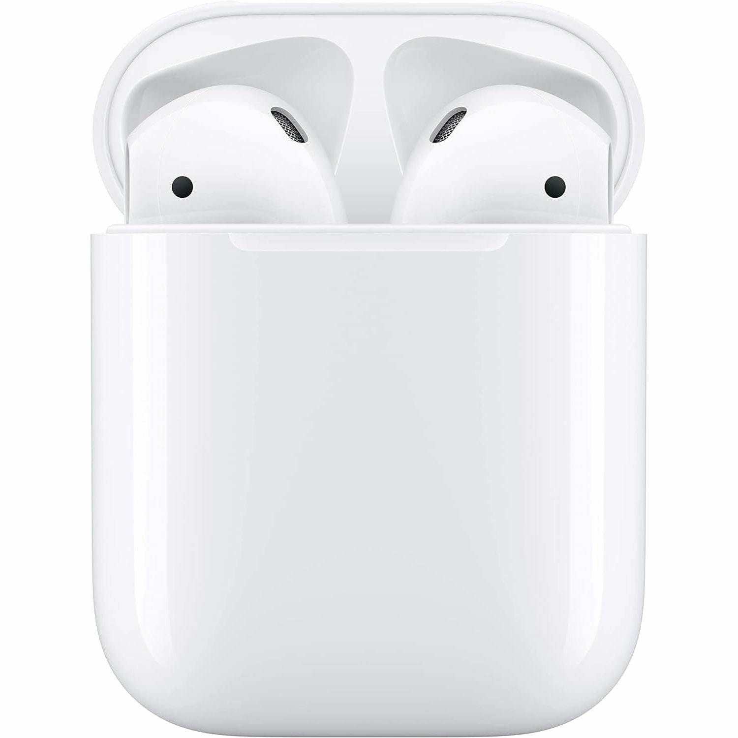Apple AirPods with wired Charging Case (2nd generation) - MV7N2ZM/A earbuds and headphones, true wireless earbuds, noise cancelling earbuds