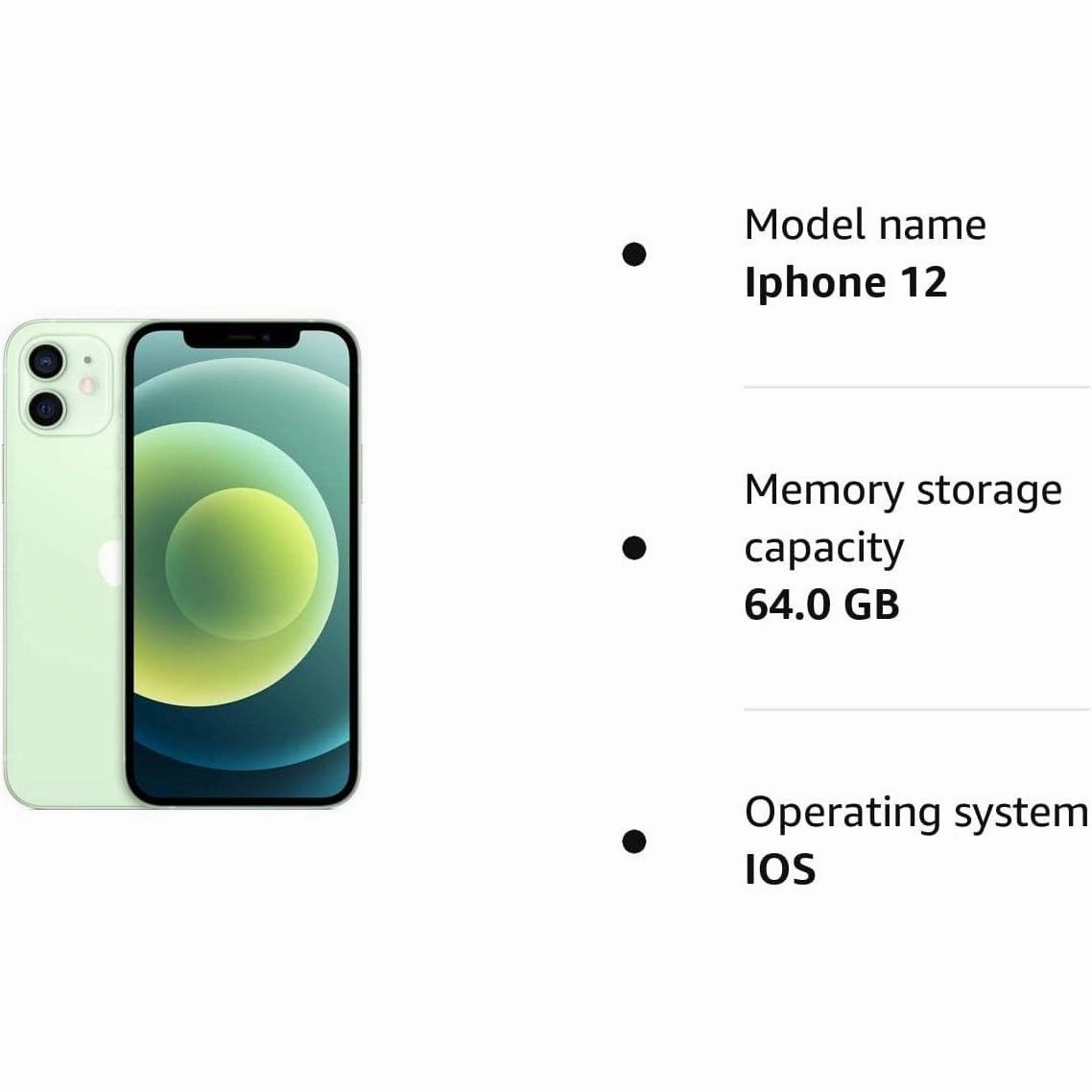 Apple IPhone 12 64GB, Green - Unlocked