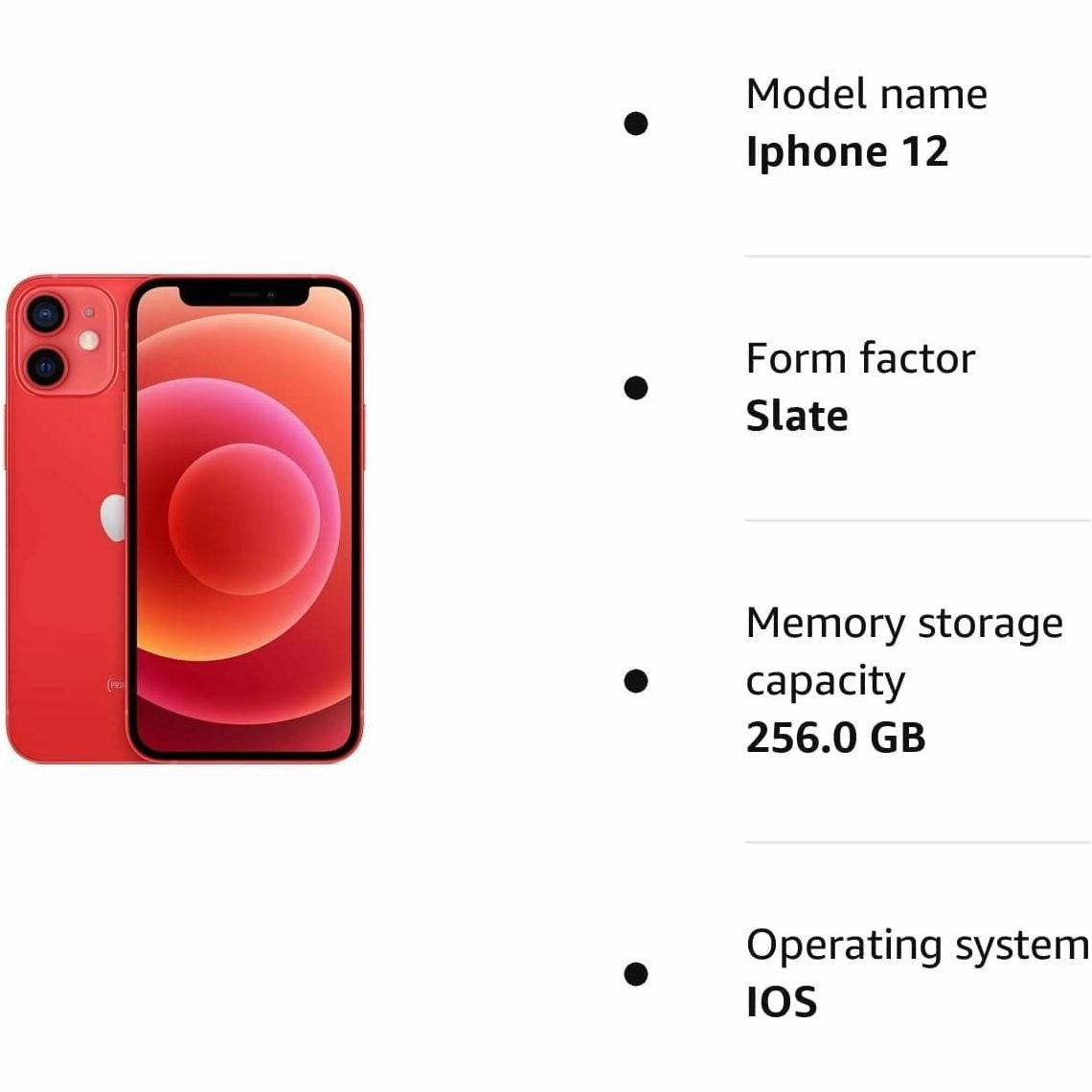 Apple iPhone 12 mini (Product)Red - 64 GB