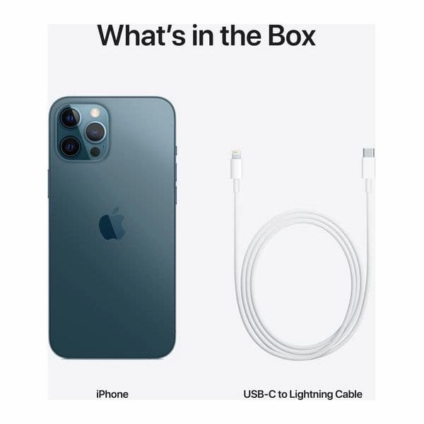 Apple iPhone 12 Pro Max 128GB Pacific Blue, Unlocked - MGDA3B/A