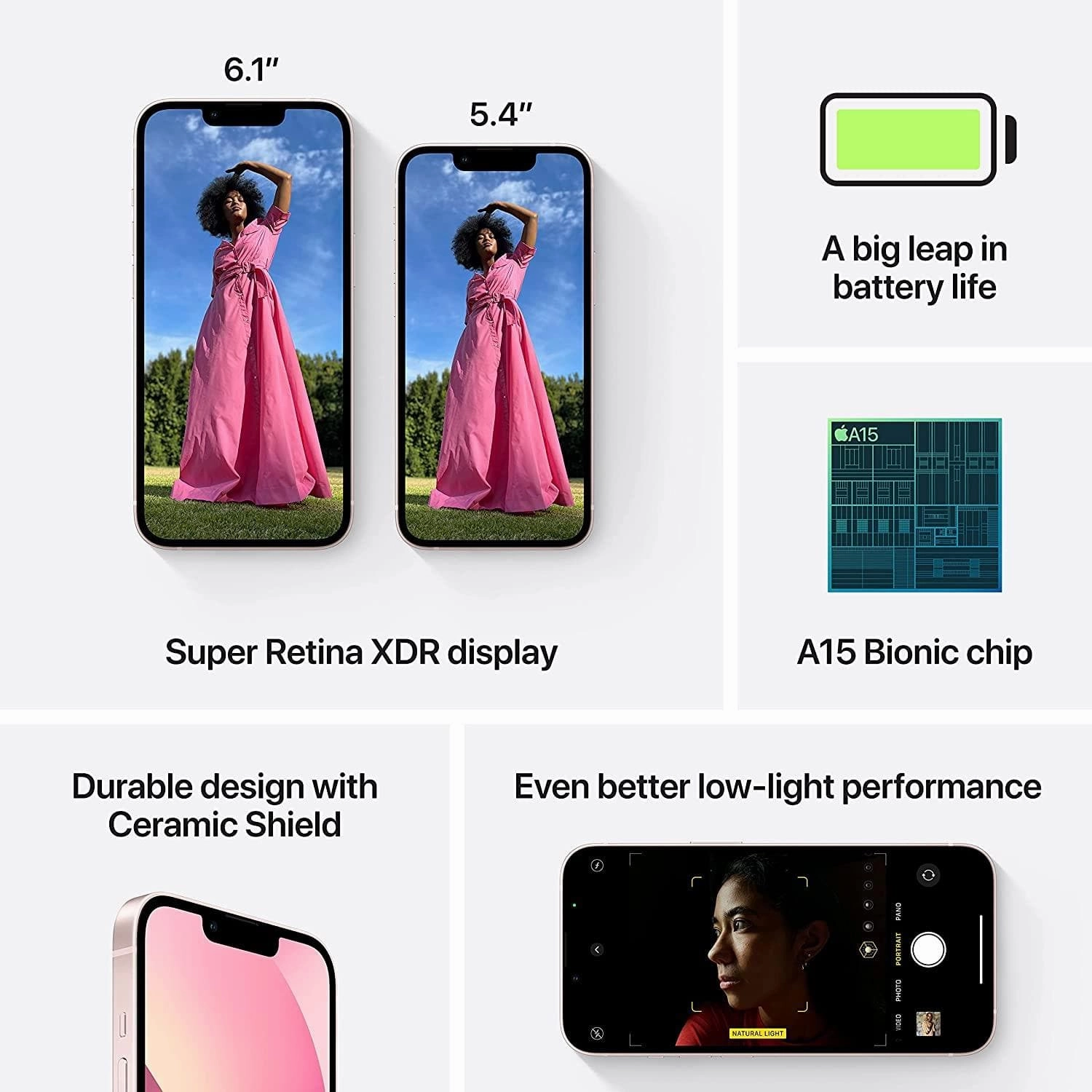 Apple iPhone 13 5G 128GB Pink Sim-Free Unlocked  Mobile Phone