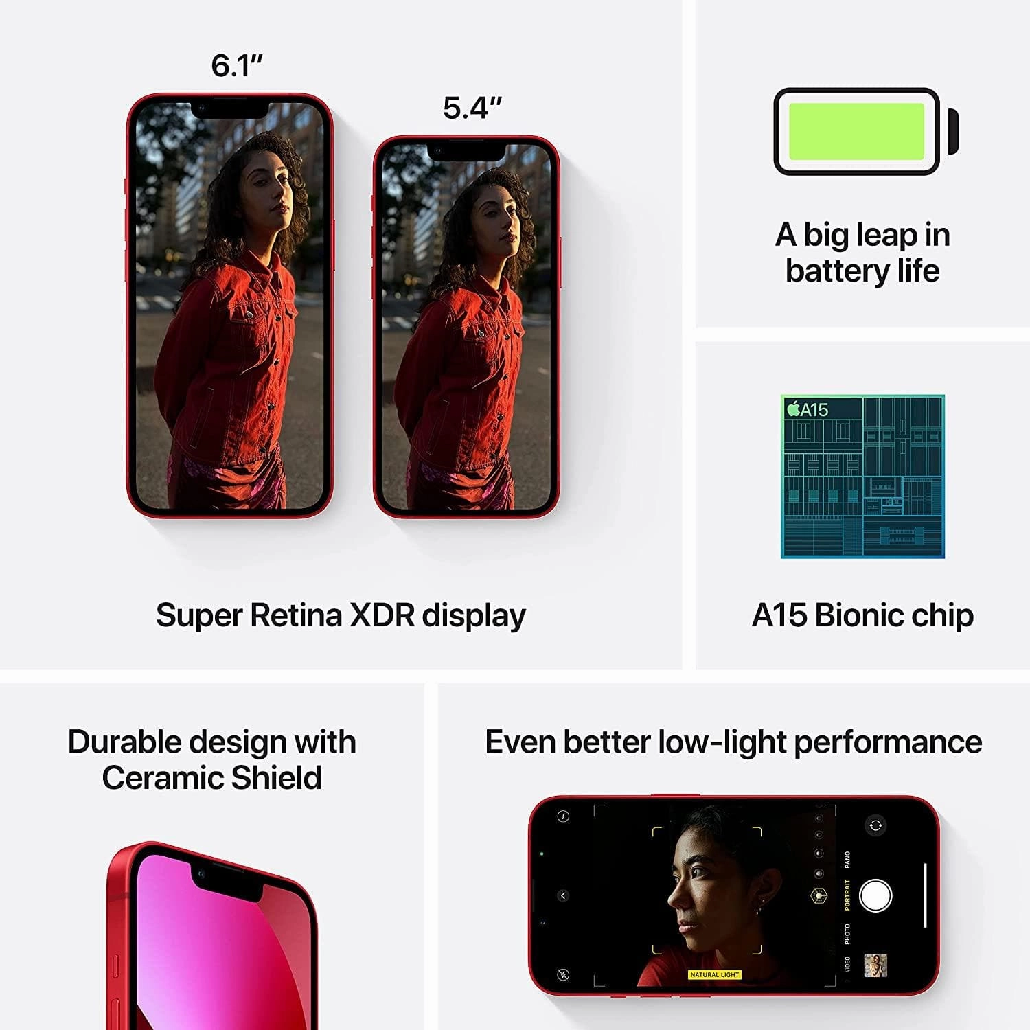 Apple iPhone 13 5G 128GB Product Red Sim-Free Unlocked Mobile Phone