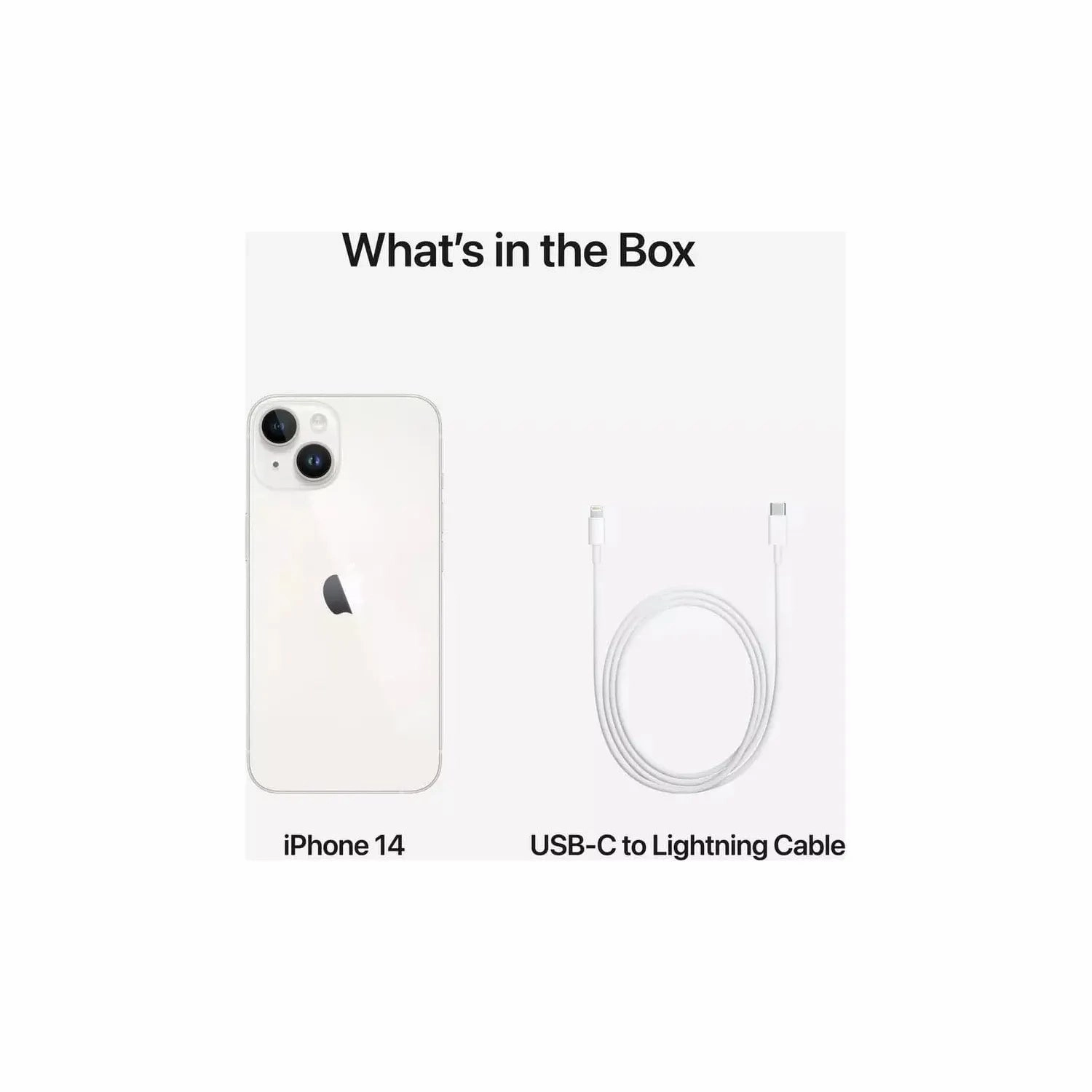 Apple iPhone 14 5G 256GB Mobile Phone - Starlight - Unlocked