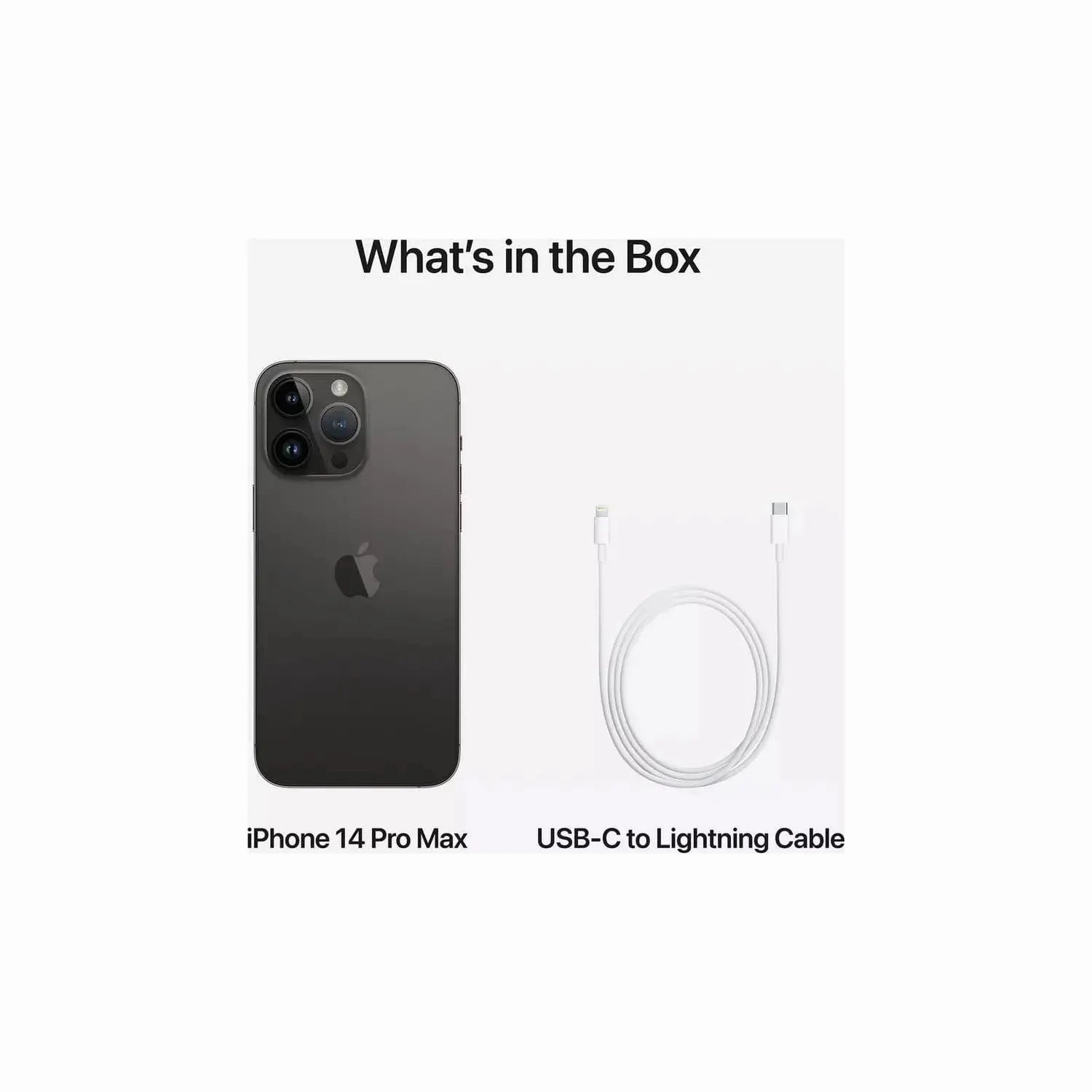 Apple iPhone 14 Pro Max 5G 128GB, Space Black Unlocked Mobile Phone