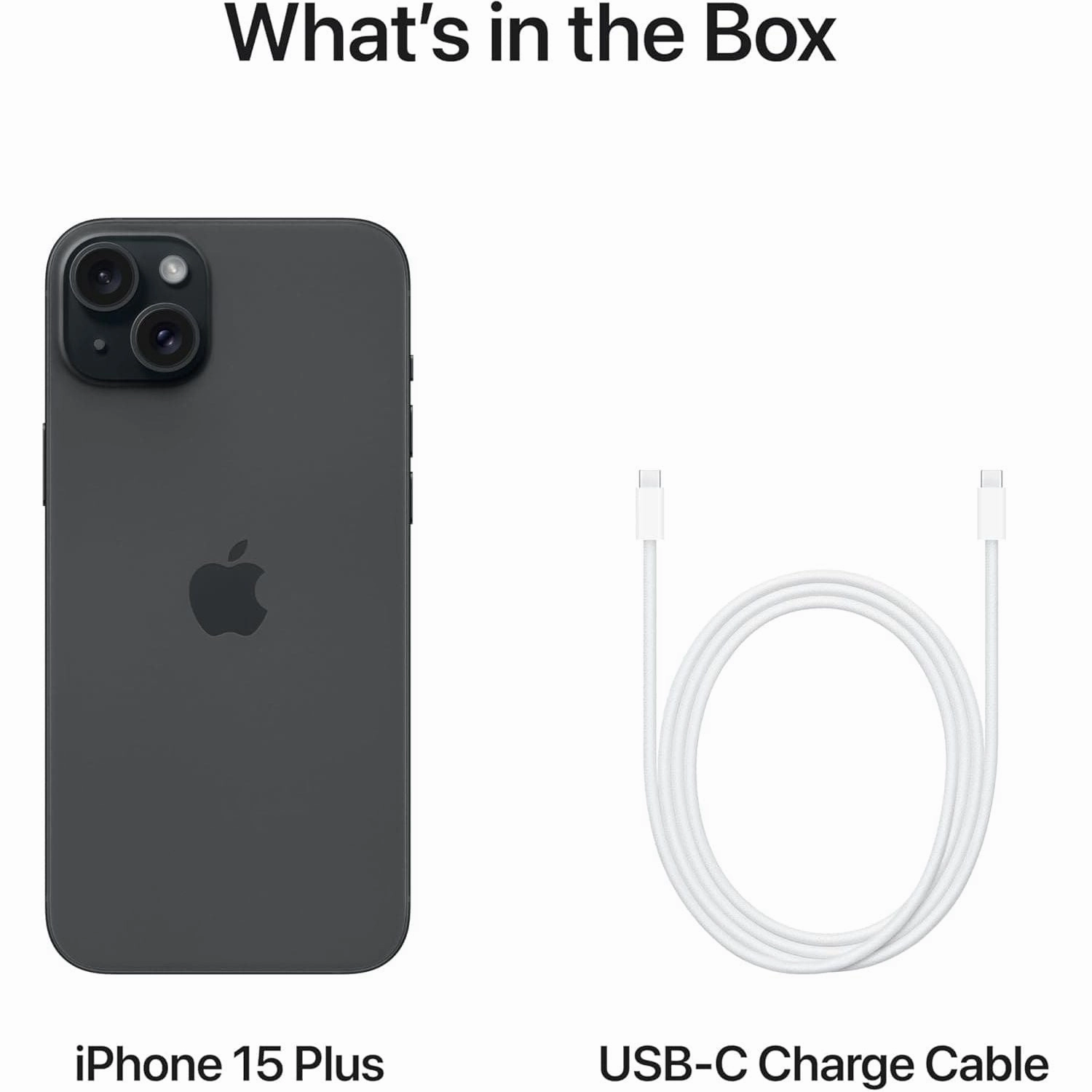 Apple iPhone 15 Plus - 256 GB - Black - Unlocked