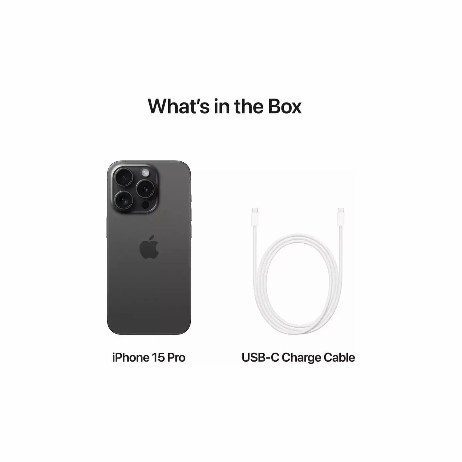 Apple iPhone 15 Pro 5G 128GB Black Titanium Sim-Free Unlocked Mobile Phone