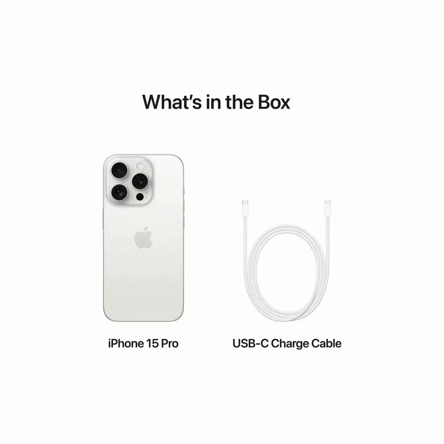 Apple iPhone 15 Pro 5G 128GB White Titanium Sim-Free Unlocked Mobile Phone