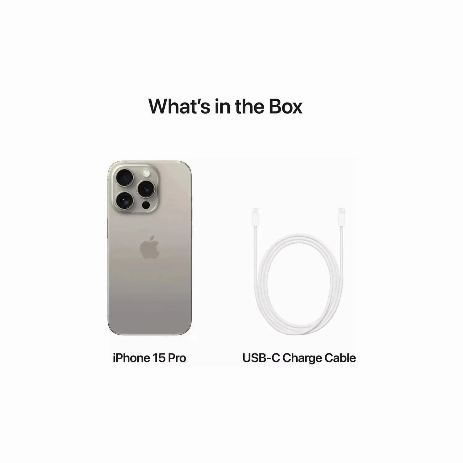 Apple iPhone 15 Pro, 5G, 256GB, Natural Titanium, Unlocked Mobile Phone