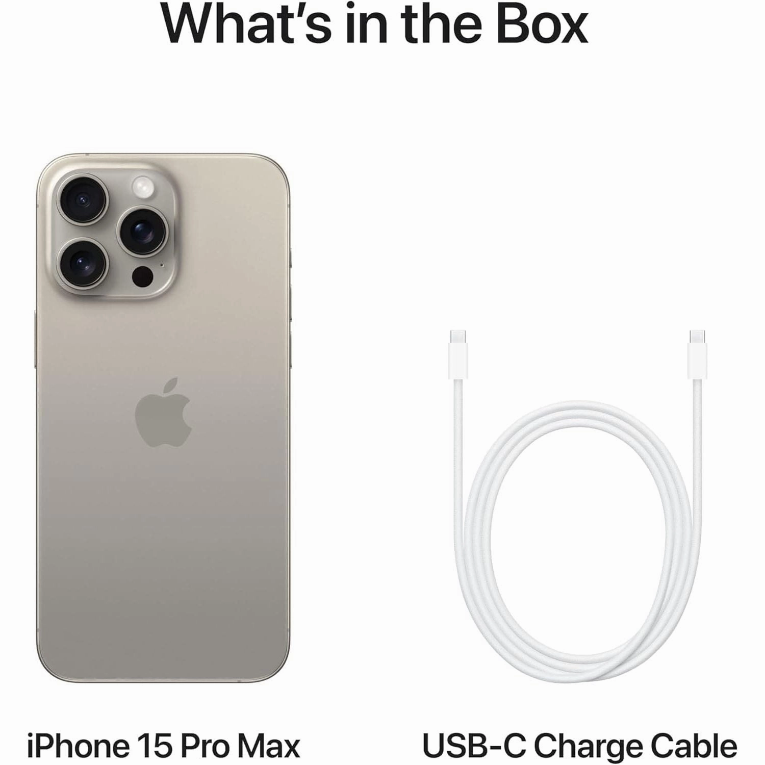 Apple iPhone 15 Pro Max 5G  512GB Natural Titanium Unlocked Smartphone