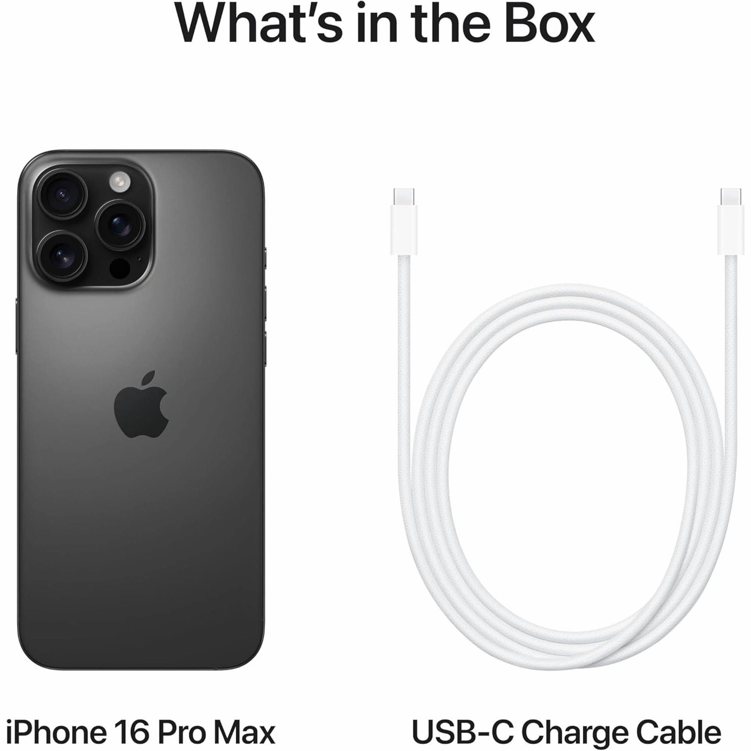 Apple iPhone 16 Pro Max 5G 1TB, Black Titanium, Unlocked Smartphone