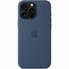 Apple iPhone 16 Pro Max Silicone Case with MagSafe - Denim nintendo switch accessories, buy nintendo switch, best switch games