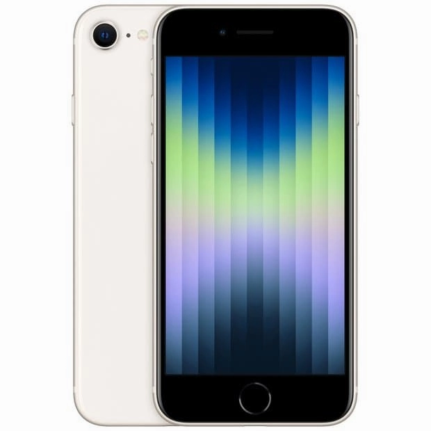 Apple iPhone SE 5G (3rd Gen) 64GB Starlight Sim-Free Unlocked Mobile Phone unlocked phones,budget smartphones,cell phone deals,latest mobile phones