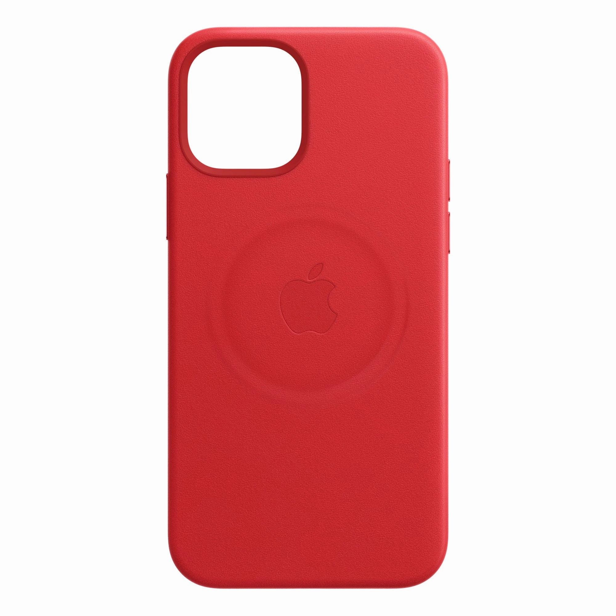 Apple Leather MagSafe Case - iPhone 12/12 Pro  MHKD3ZA/A Scarlett Red