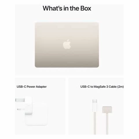 Apple MacBook Air 2022 13.6in M2 8GB 512GB - Starlight