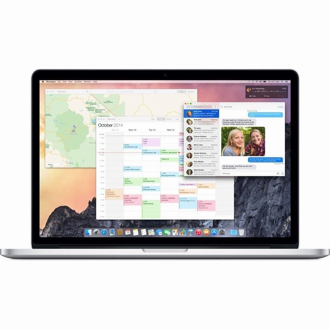 Apple MacBook Pro 12,1, Intel Core i5-5257U, 8GB Ram, 128GB SSD - Silver