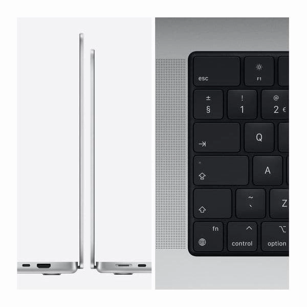 Apple MacBook Pro 14-inch (2021) M1 Pro chip with 8 core CPU and 14 core GPU 16GB Unified Memory 512GB SSD - Silver