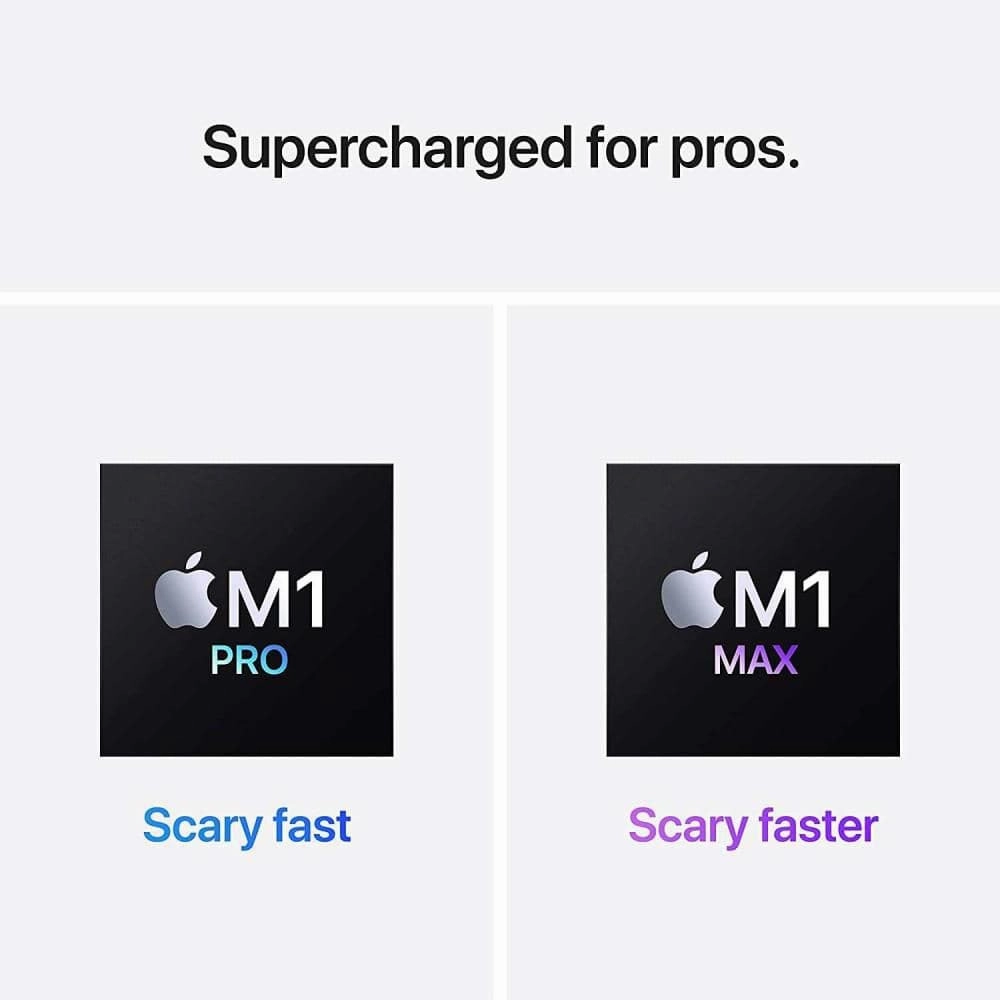 Apple MacBook Pro 14-inch (2021) M1 Pro chip with 8 core CPU and 14 core GPU 16GB Unified Memory 512GB SSD - Silver