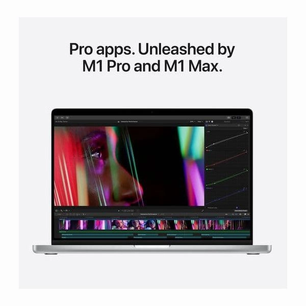 Apple MacBook Pro 14-inch (2021) M1 Pro chip with 8 core CPU and 14 core GPU 16GB Unified Memory 512GB SSD - Silver