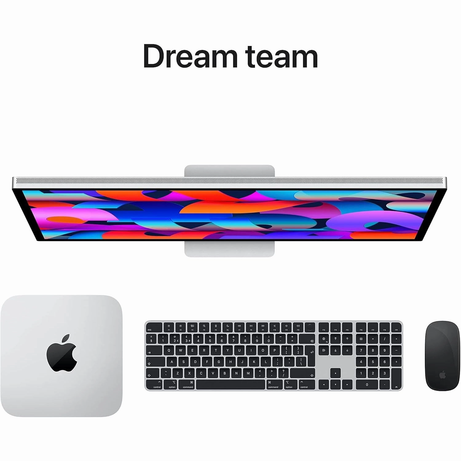 Apple Studio Display 27" 5K Retina with Tilt & Height Adjustable Stand, Nano-Texture Glass - Silver